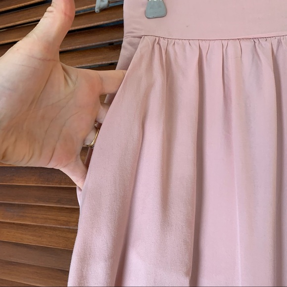 LAST CHANCE HALLHUBER midi skirt pink with pockets - Picture 2 of 9